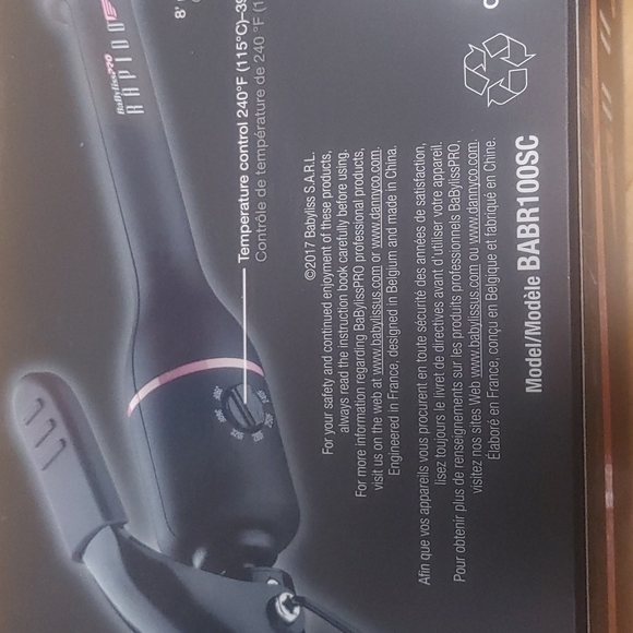 BabylissPro Rapido 1" Curling Iron - Picture 7 of 13